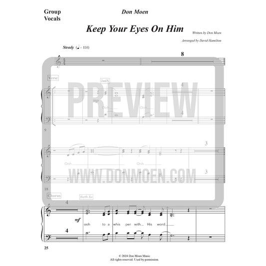 Keep Your Eyes On Him - Choir/BGV (Digital)